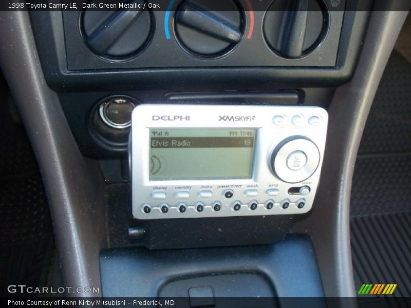 Dark Green Metallic / Oak 1998 Toyota Camry LE