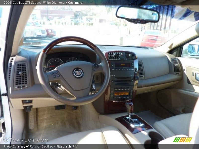 White Diamond / Cashmere 2006 Cadillac CTS Sedan