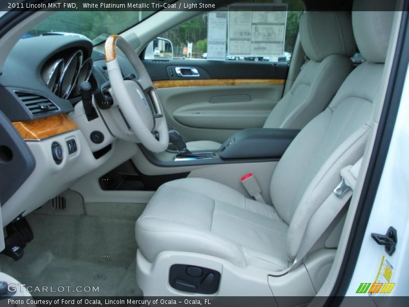  2011 MKT FWD Light Stone Interior