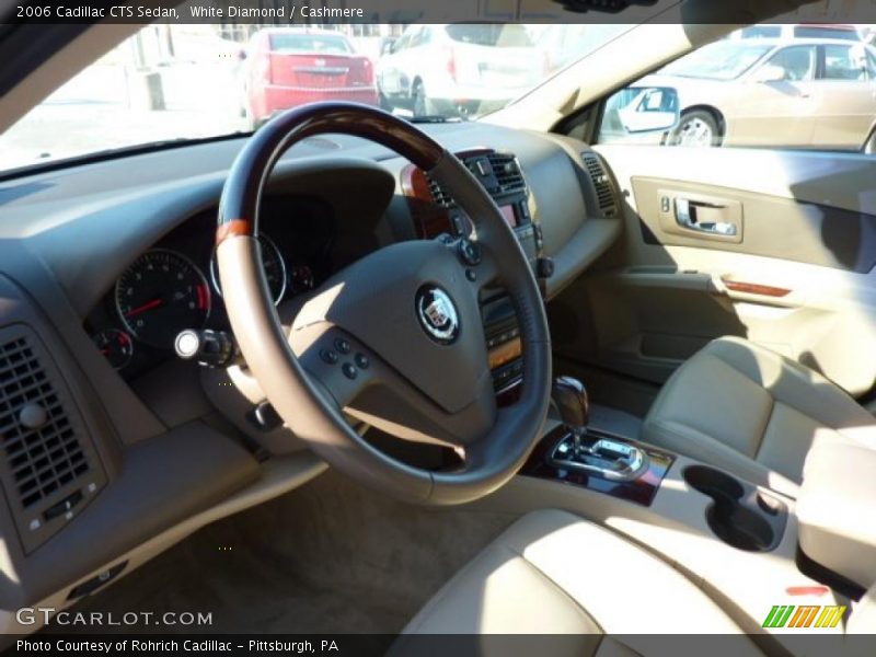 White Diamond / Cashmere 2006 Cadillac CTS Sedan