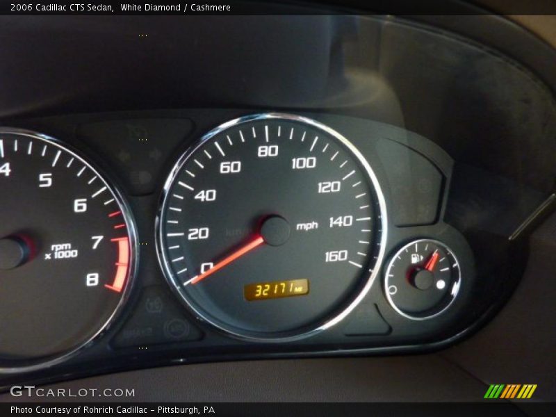 White Diamond / Cashmere 2006 Cadillac CTS Sedan