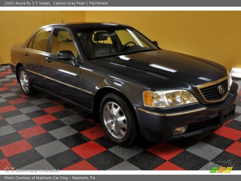 Carbon Gray Pearl / Parchment 2003 Acura RL 3.5 Sedan
