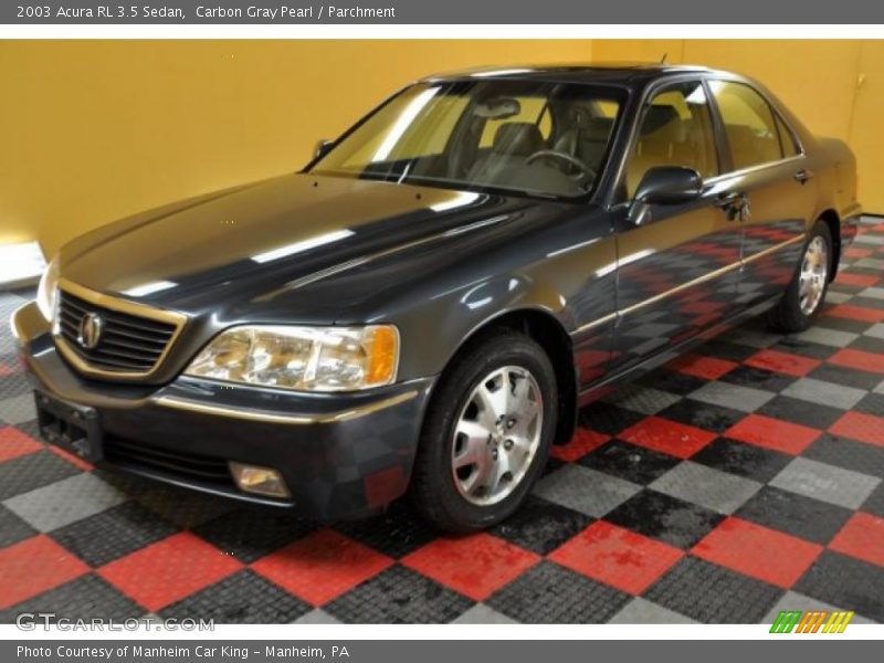 Carbon Gray Pearl / Parchment 2003 Acura RL 3.5 Sedan