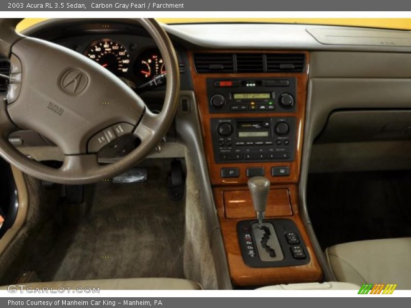 Carbon Gray Pearl / Parchment 2003 Acura RL 3.5 Sedan