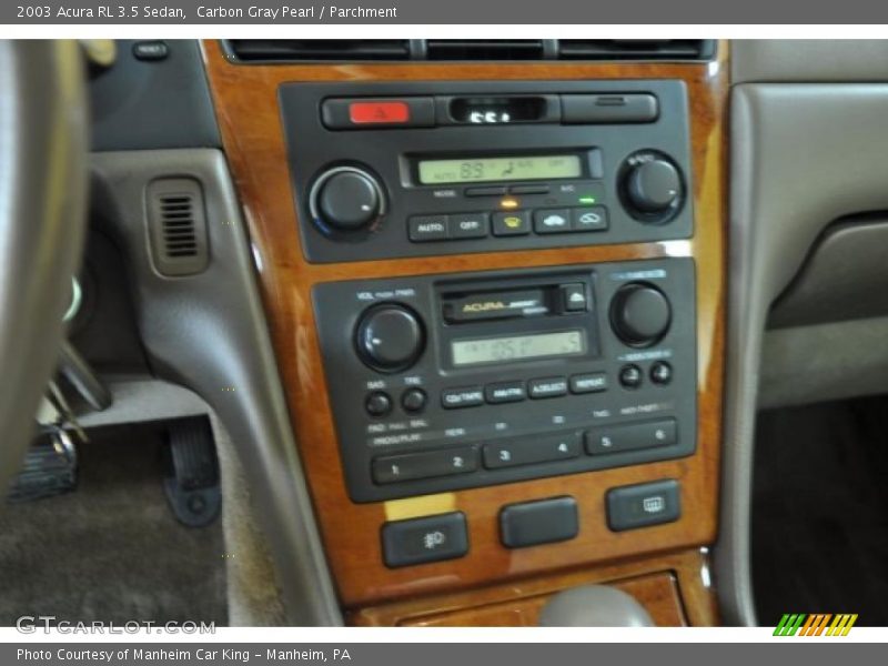 Carbon Gray Pearl / Parchment 2003 Acura RL 3.5 Sedan