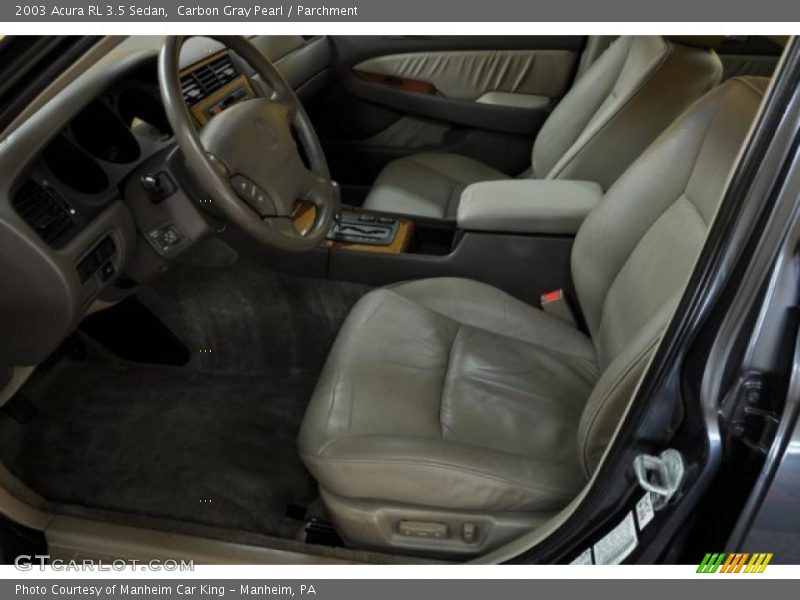Carbon Gray Pearl / Parchment 2003 Acura RL 3.5 Sedan