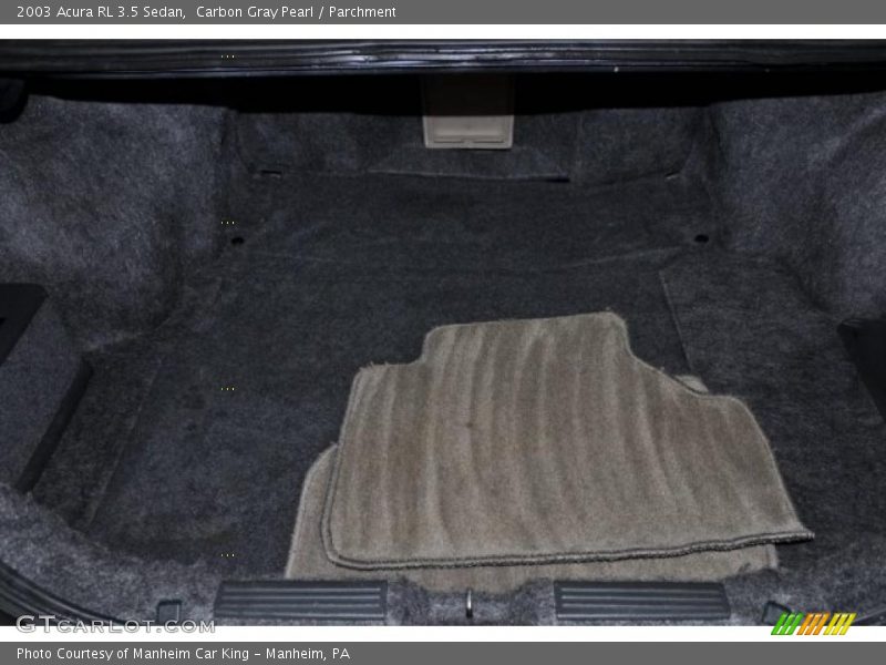 Carbon Gray Pearl / Parchment 2003 Acura RL 3.5 Sedan