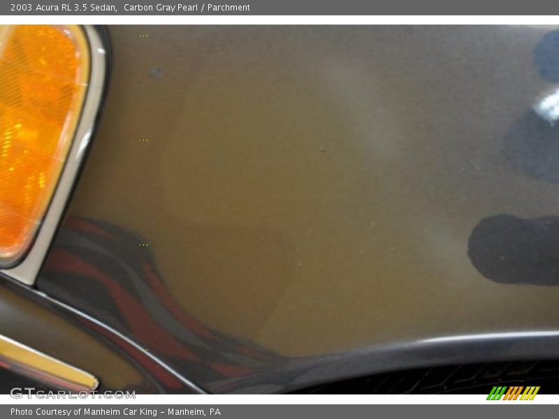 Carbon Gray Pearl / Parchment 2003 Acura RL 3.5 Sedan