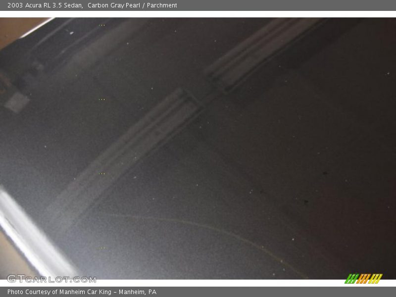 Carbon Gray Pearl / Parchment 2003 Acura RL 3.5 Sedan