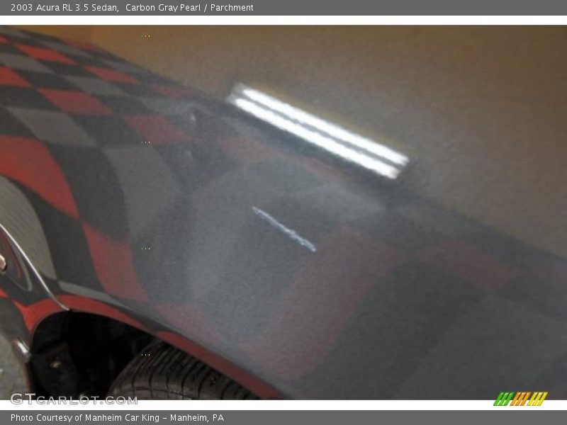 Carbon Gray Pearl / Parchment 2003 Acura RL 3.5 Sedan