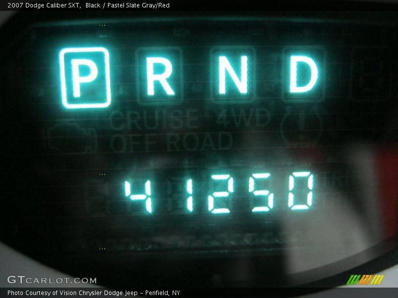 Black / Pastel Slate Gray/Red 2007 Dodge Caliber SXT