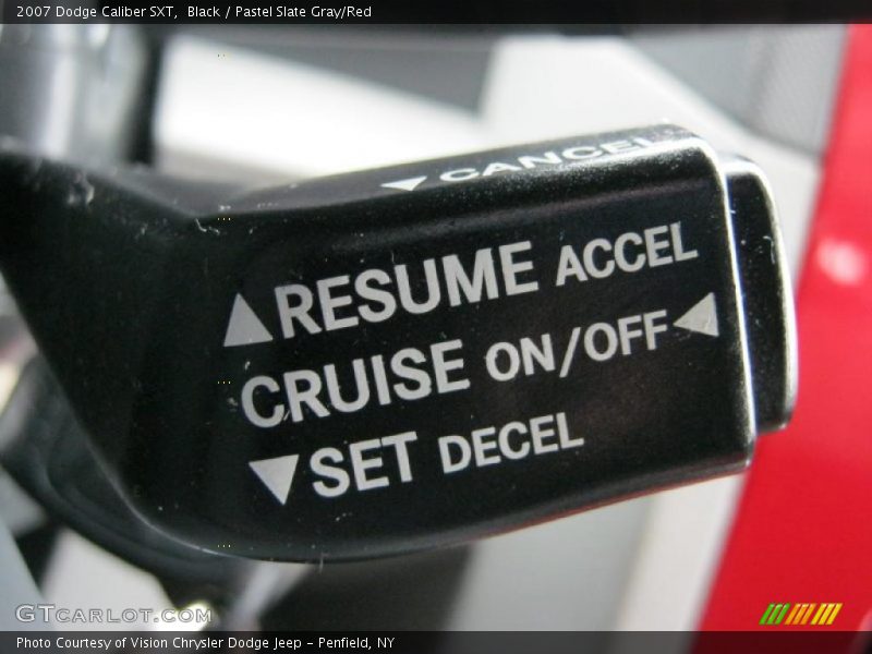 Black / Pastel Slate Gray/Red 2007 Dodge Caliber SXT