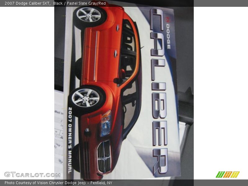 Black / Pastel Slate Gray/Red 2007 Dodge Caliber SXT