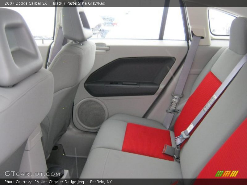  2007 Caliber SXT Pastel Slate Gray/Red Interior
