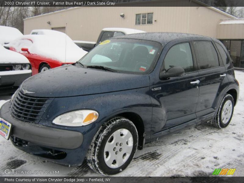 Patriot Blue Pearl / Dark Slate Gray 2003 Chrysler PT Cruiser