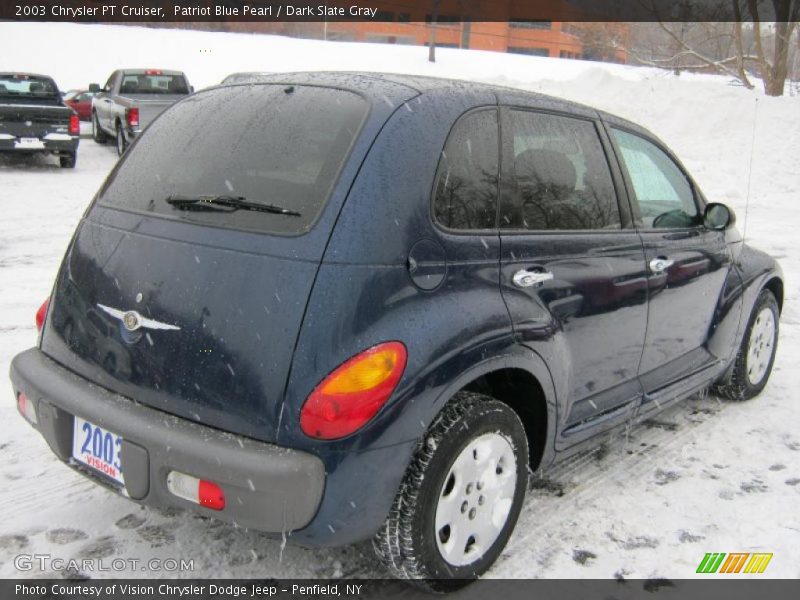 Patriot Blue Pearl / Dark Slate Gray 2003 Chrysler PT Cruiser