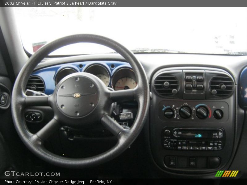 Patriot Blue Pearl / Dark Slate Gray 2003 Chrysler PT Cruiser