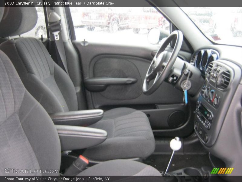 Patriot Blue Pearl / Dark Slate Gray 2003 Chrysler PT Cruiser
