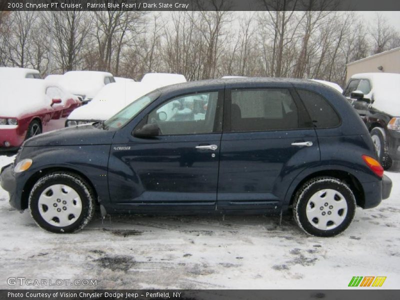 Patriot Blue Pearl / Dark Slate Gray 2003 Chrysler PT Cruiser