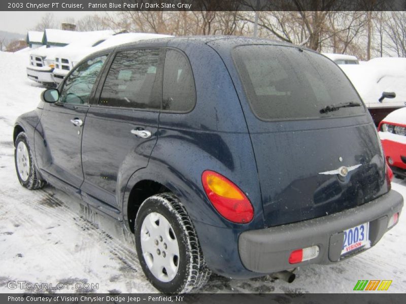 Patriot Blue Pearl / Dark Slate Gray 2003 Chrysler PT Cruiser