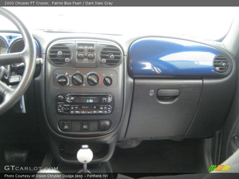 Patriot Blue Pearl / Dark Slate Gray 2003 Chrysler PT Cruiser