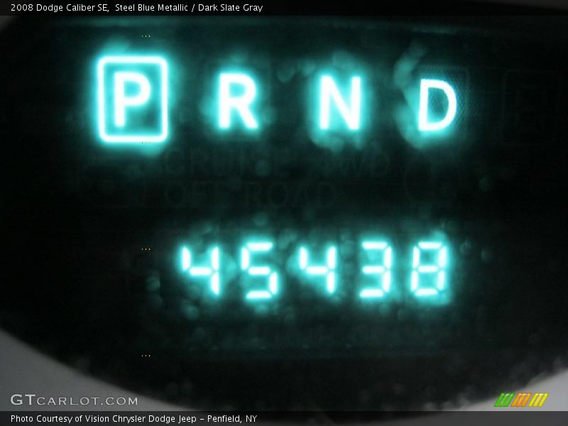 Steel Blue Metallic / Dark Slate Gray 2008 Dodge Caliber SE
