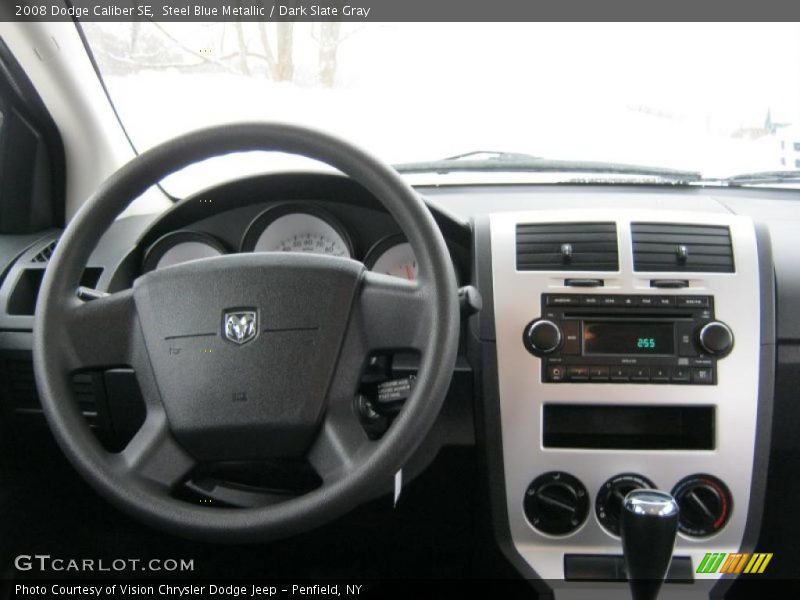 Steel Blue Metallic / Dark Slate Gray 2008 Dodge Caliber SE
