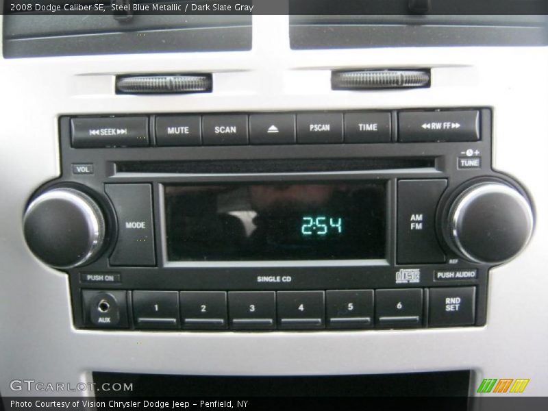 Steel Blue Metallic / Dark Slate Gray 2008 Dodge Caliber SE