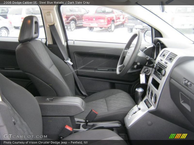 Steel Blue Metallic / Dark Slate Gray 2008 Dodge Caliber SE