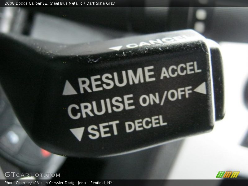 Steel Blue Metallic / Dark Slate Gray 2008 Dodge Caliber SE
