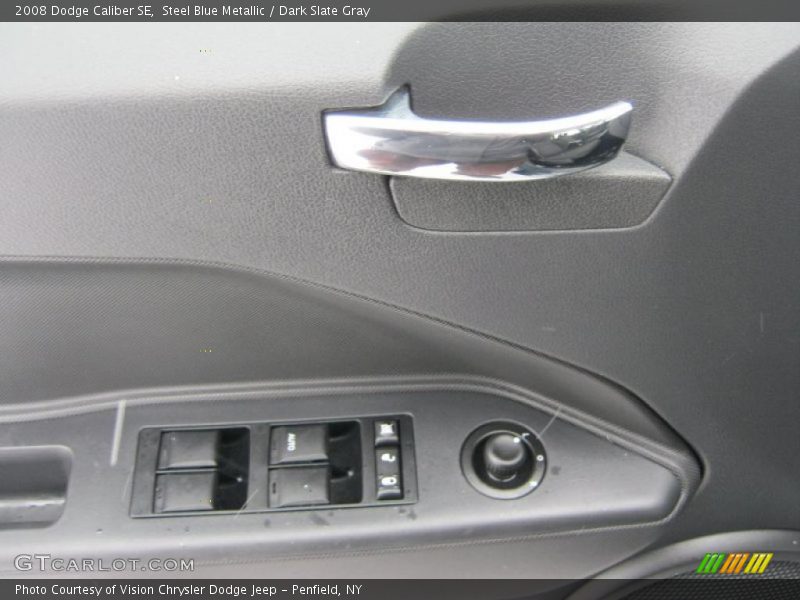 Steel Blue Metallic / Dark Slate Gray 2008 Dodge Caliber SE