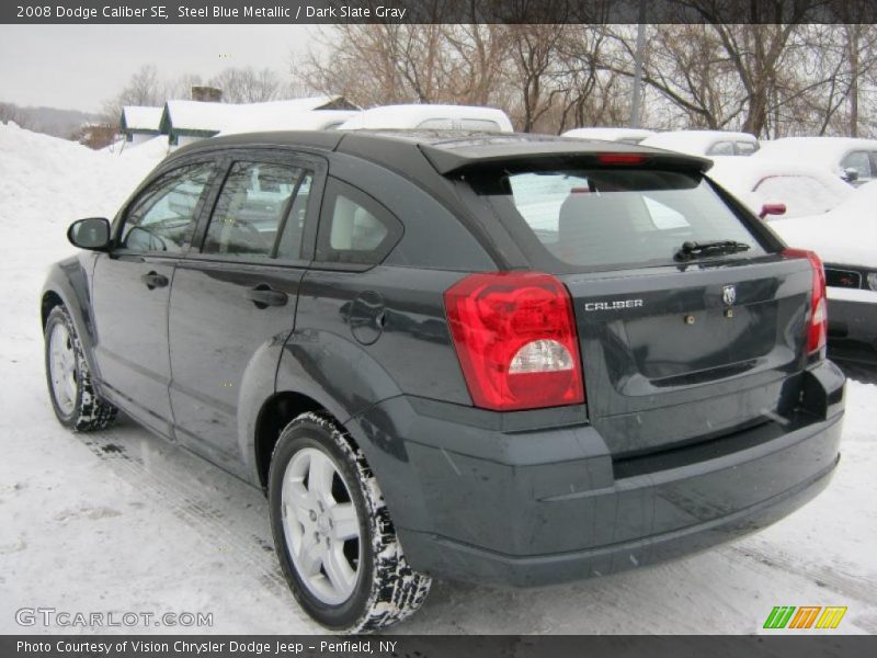 Steel Blue Metallic / Dark Slate Gray 2008 Dodge Caliber SE