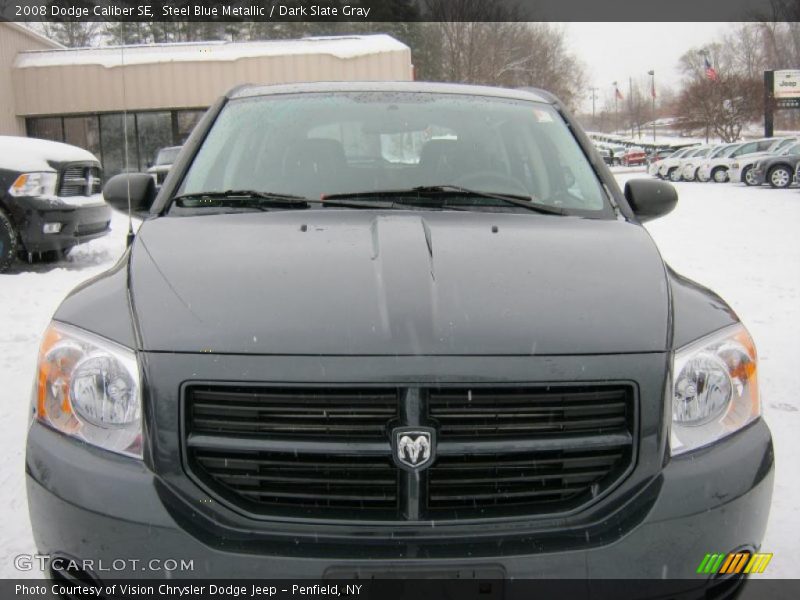 Steel Blue Metallic / Dark Slate Gray 2008 Dodge Caliber SE