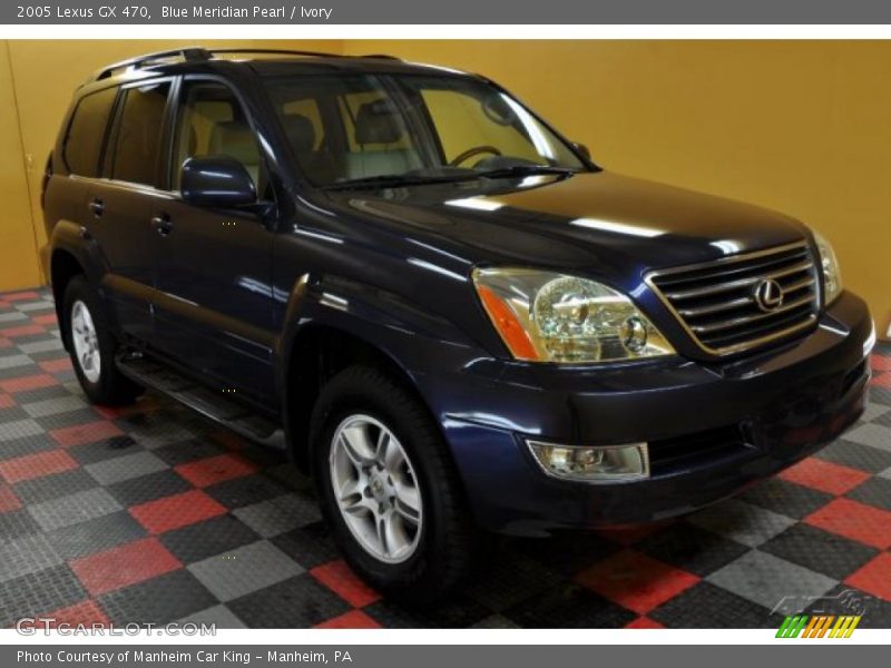 Blue Meridian Pearl / Ivory 2005 Lexus GX 470