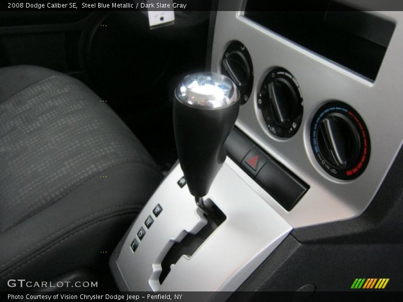 Steel Blue Metallic / Dark Slate Gray 2008 Dodge Caliber SE