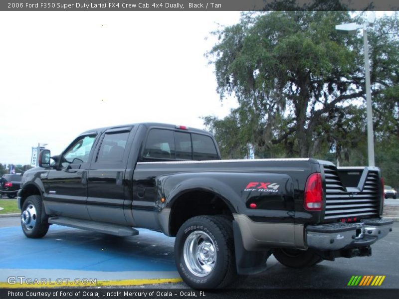 Black / Tan 2006 Ford F350 Super Duty Lariat FX4 Crew Cab 4x4 Dually