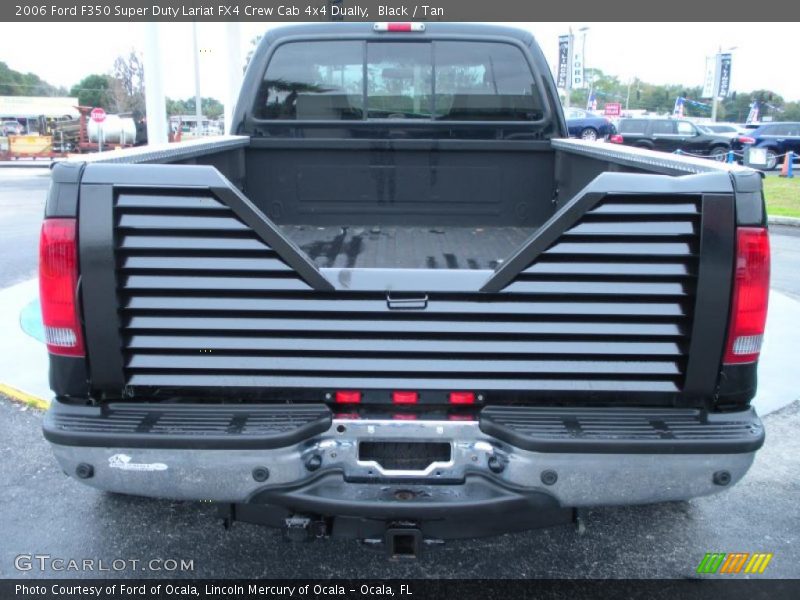 Black / Tan 2006 Ford F350 Super Duty Lariat FX4 Crew Cab 4x4 Dually