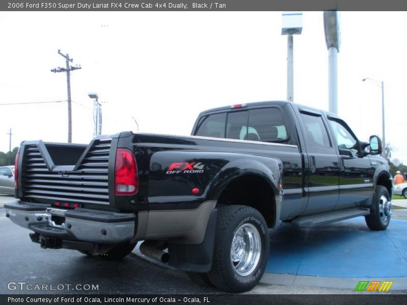 Black / Tan 2006 Ford F350 Super Duty Lariat FX4 Crew Cab 4x4 Dually