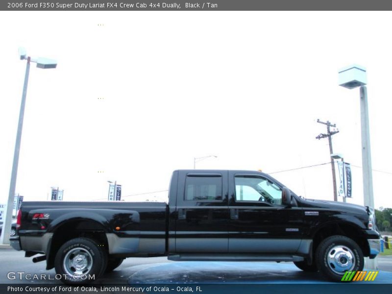 Black / Tan 2006 Ford F350 Super Duty Lariat FX4 Crew Cab 4x4 Dually
