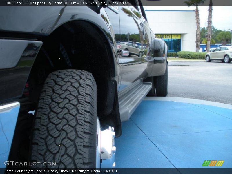 Black / Tan 2006 Ford F350 Super Duty Lariat FX4 Crew Cab 4x4 Dually