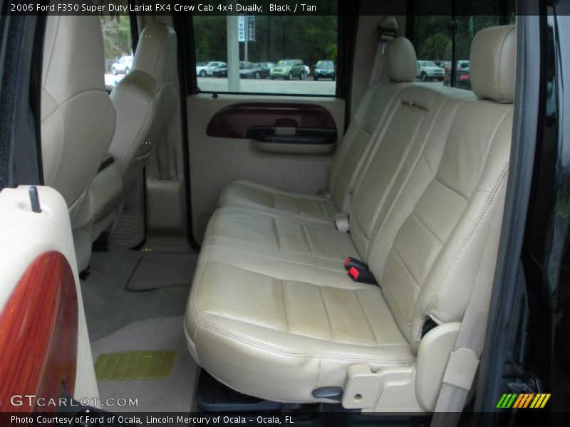 Black / Tan 2006 Ford F350 Super Duty Lariat FX4 Crew Cab 4x4 Dually