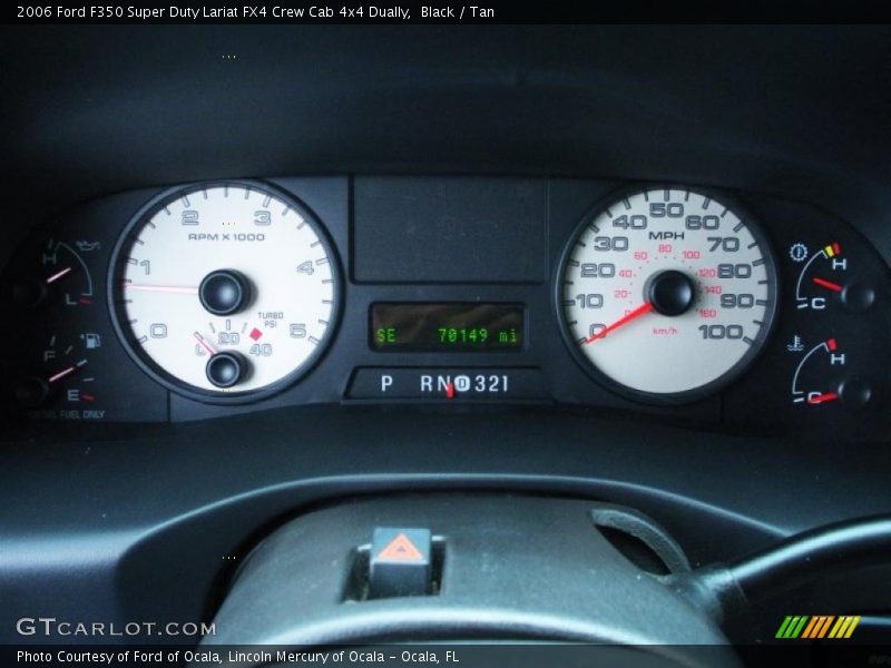 Black / Tan 2006 Ford F350 Super Duty Lariat FX4 Crew Cab 4x4 Dually