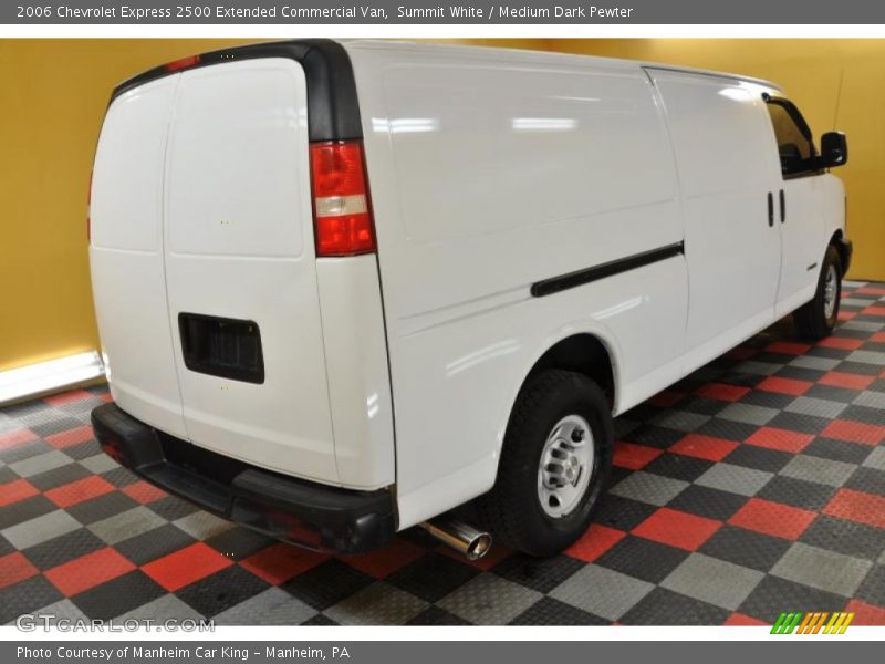 Summit White / Medium Dark Pewter 2006 Chevrolet Express 2500 Extended Commercial Van