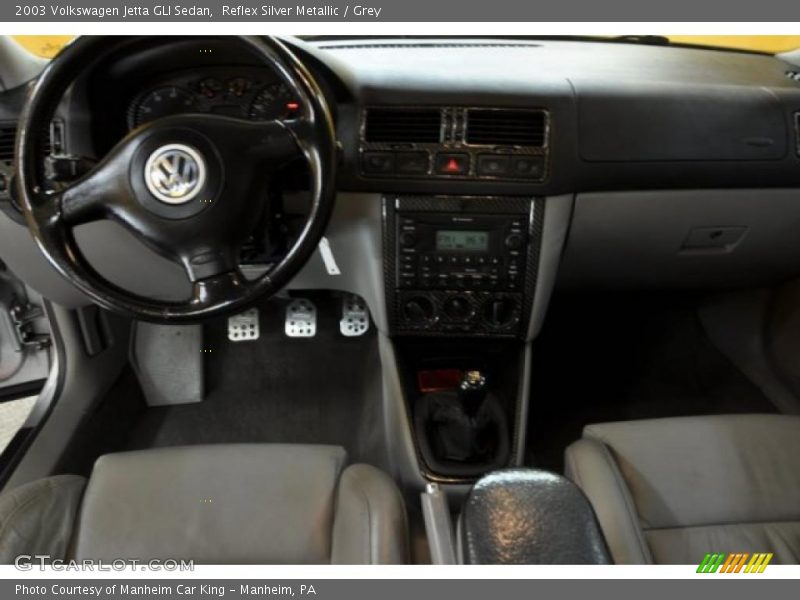Reflex Silver Metallic / Grey 2003 Volkswagen Jetta GLI Sedan