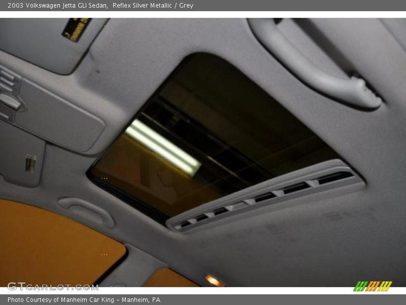 Reflex Silver Metallic / Grey 2003 Volkswagen Jetta GLI Sedan