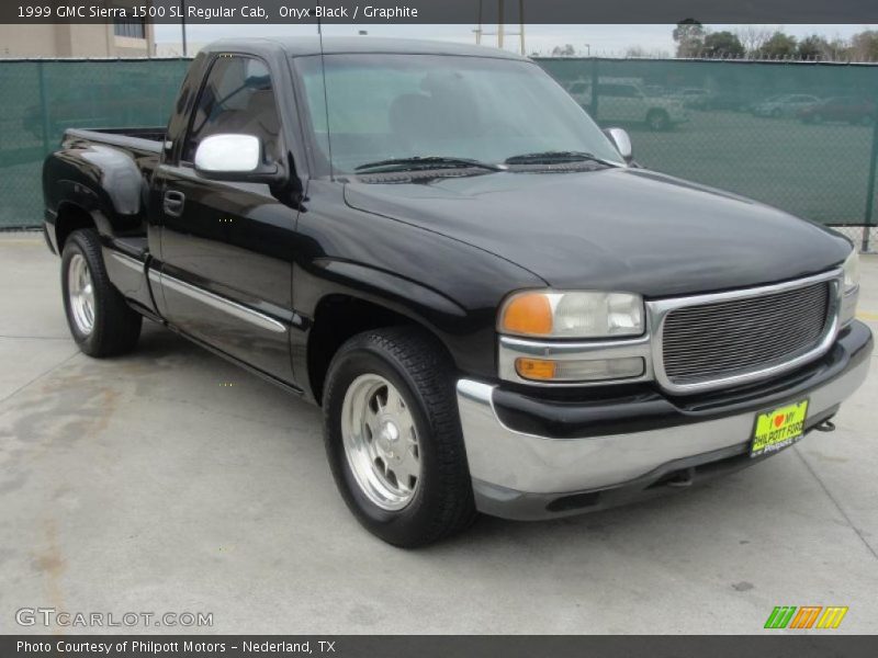 Onyx Black / Graphite 1999 GMC Sierra 1500 SL Regular Cab