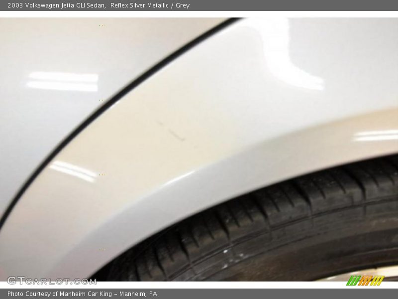 Reflex Silver Metallic / Grey 2003 Volkswagen Jetta GLI Sedan