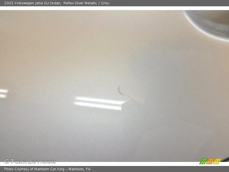 Reflex Silver Metallic / Grey 2003 Volkswagen Jetta GLI Sedan