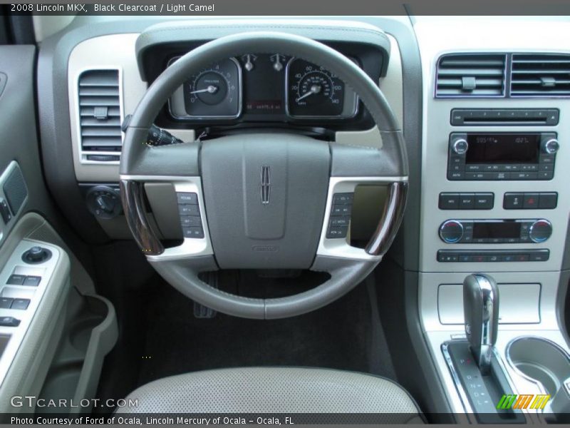 Black Clearcoat / Light Camel 2008 Lincoln MKX