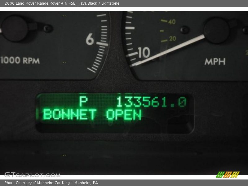 Java Black / Lightstone 2000 Land Rover Range Rover 4.6 HSE
